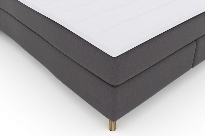 Select No 3 Komplett Sängpaket 160x200 Fast/Medium - Mörkgrå/Koppar - Products - Möbler - Säng - Kontinentalsäng