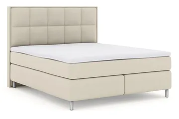 Select No 3 Komplett Sängpaket 180x200 Fast/Medium - Beige/Metall - Products - Möbler - Säng - Kontinentalsäng