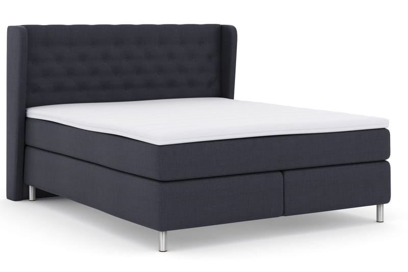 Select No 3 Komplett Sängpaket 180x200 Fast/Medium - Blå/Metall - Products - Möbler - Säng - Kontinentalsäng