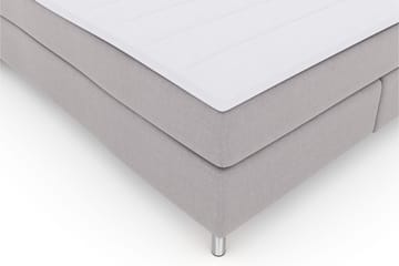 Select No 3 Komplett Sängpaket 180x200 Fast/Medium - Ljusgrå/Metall - Products - Möbler - Säng - Kontinentalsäng