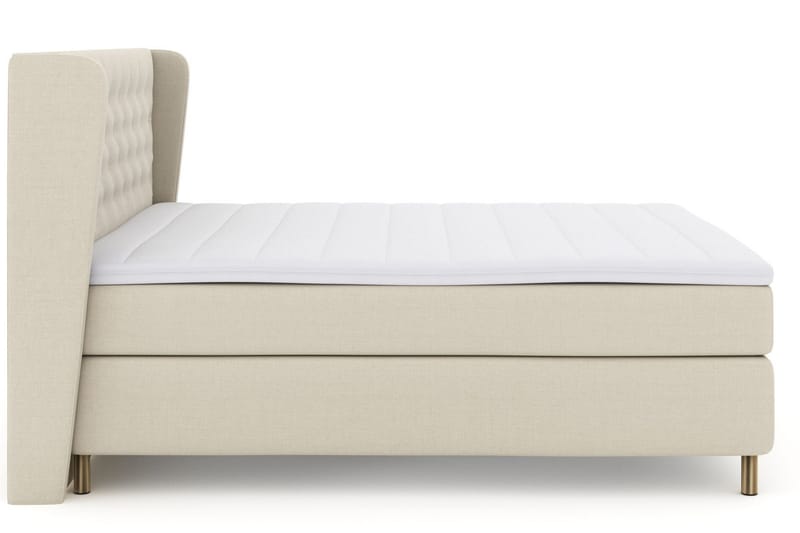 Select No 3 Komplett Sängpaket 180x200 Medium - Beige/Koppar - Products - Möbler - Säng - Kontinentalsäng
