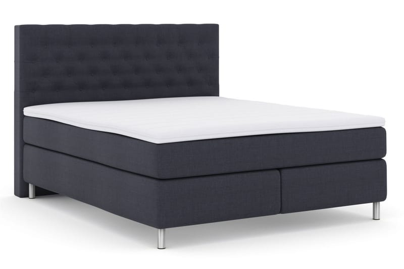 Select No 3 Komplett Sängpaket 180x200 Medium - Blå/Metall - Products - Möbler - Säng - Kontinentalsäng