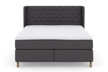 Select No 3 Komplett Sängpaket 180x200 Medium - Mörkgrå/Koppar - Products - Möbler - Säng - Kontinentalsäng