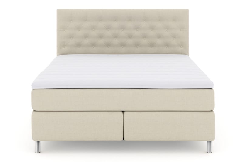 Select No 3 Komplett Sängpaket 210x210 Fast, Beige/Metall