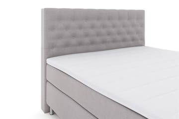 Select No 3 Komplett Sängpaket 210x210 Fast/Medium - Ljusgrå/Metall - Products - Möbler - Säng - Kontinentalsäng