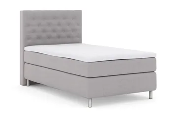 Select No 3 Kontinentalsäng 120x200 Medium - Ljusgrå/Metall - Products - Möbler - Säng - Enkelsäng