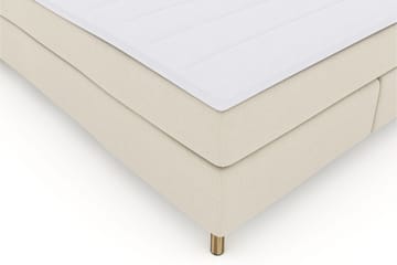 Select No 3 Kontinentalsäng 180x200 Fast/Medium - Beige/Koppar - Products - Möbler - Säng - Kontinentalsäng