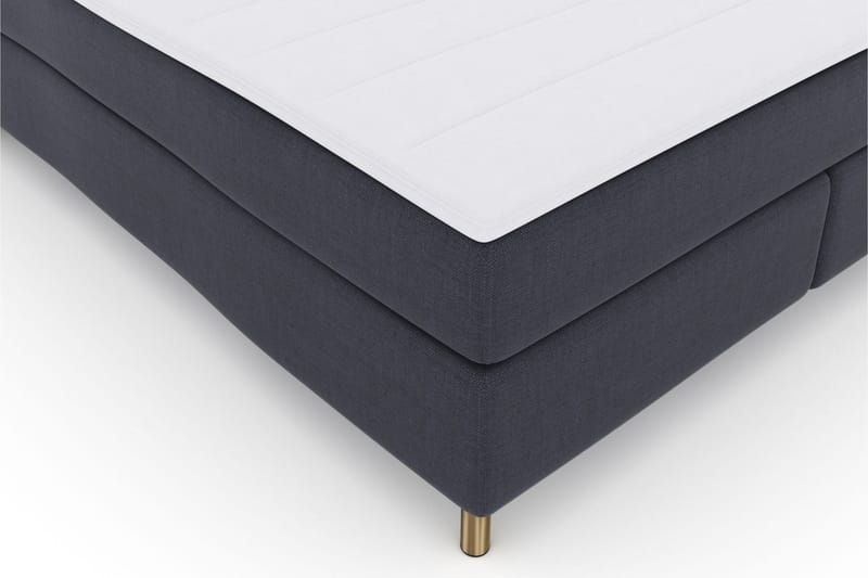 Select No 3 Kontinentalsäng 180x200 Fast/Medium - Blå/Koppar - Products - Möbler - Säng - Kontinentalsäng
