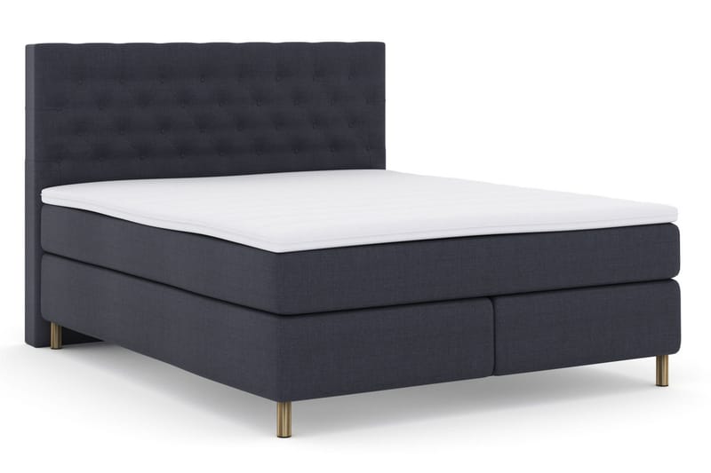 Select No 3 Kontinentalsäng 180x200 Fast/Medium - Blå/Koppar - Products - Möbler - Säng - Kontinentalsäng