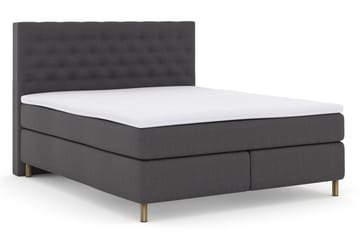 Select No 3 Kontinentalsäng 210x210 Medium - Mörkgrå/Koppar - Products - Möbler - Säng - Kontinentalsäng
