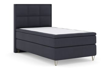 Select No 4 Komplett Sängpaket 120x200 Fast - Ljusgrå/Metall V-form - Products - Möbler - Säng - Enkelsäng