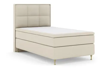 Select No 4 Komplett Sängpaket 120x200 Medium - Beige/Guld - Products - Möbler - Säng - Enkelsäng