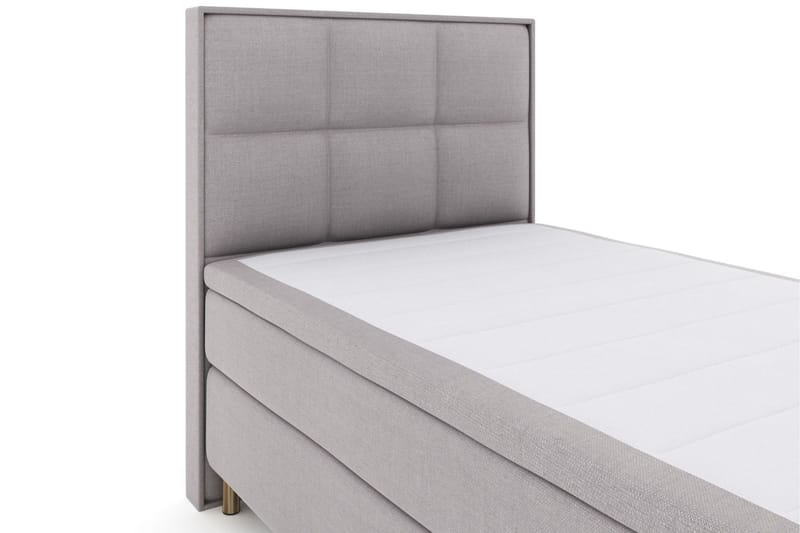 Select No 4 Komplett Sängpaket 120x200 Medium - Ljusgrå/Koppar - Products - Möbler - Säng - Enkelsäng