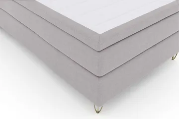 Select No 4 Komplett Sängpaket 120x200 Medium - Ljusgrå/Metall V-form - Products - Möbler - Säng - Enkelsäng