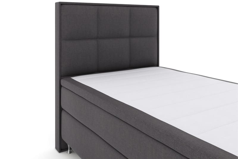 Select No 4 Komplett Sängpaket 120x200 Medium - Mörkgrå/Silver - Products - Möbler - Säng - Enkelsäng