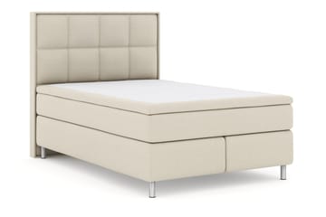 Select No 4 Komplett Sängpaket 140x200 Fast - Beige/Metall - Products - Möbler - Säng - Kontinentalsäng