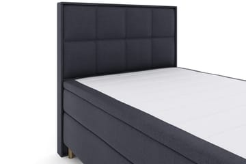 Select No 4 Komplett Sängpaket 140x200 Fast - Blå/Metall - Products - Möbler - Säng - Kontinentalsäng
