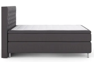 Select No 4 Komplett Sängpaket 140x200 Fast - Mörkgrå/Metall - Products - Möbler - Säng - Kontinentalsäng