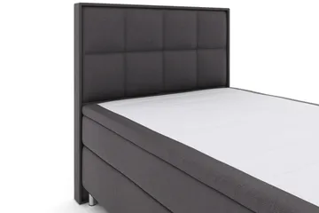 Select No 4 Komplett Sängpaket 140x200 Fast - Mörkgrå/Metall - Products - Möbler - Säng - Kontinentalsäng