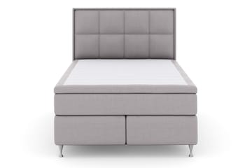 Select No 4 Komplett Sängpaket 140x200 Fast/Medium - Ljusgrå/Silver - Products - Möbler - Säng - Kontinentalsäng