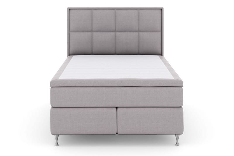 Select No 4 Komplett Sängpaket 140x200 Fast/Medium - Ljusgrå/Silver - Products - Möbler - Säng - Kontinentalsäng