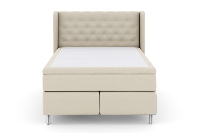 Select No 4 Komplett Sängpaket 140x200 Medium, Beige/Metall