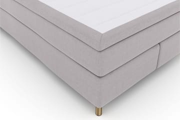 Select No 4 Komplett Sängpaket 140x200 Medium - Ljusgrå/Koppar - Products - Möbler - Säng - Kontinentalsäng