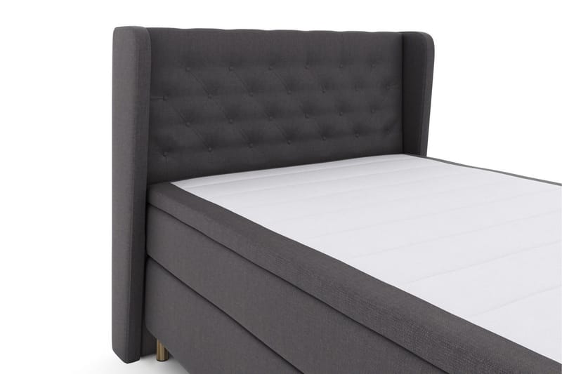 Select No 4 Komplett Sängpaket 140x200 Medium - Mörkgrå/Koppar - Products - Möbler - Säng - Kontinentalsäng