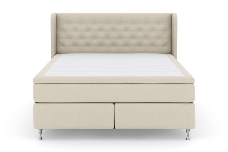 Select No 4 Komplett Sängpaket 160x200 Fast - Beige/Silver - Products - Möbler - Säng - Kontinentalsäng