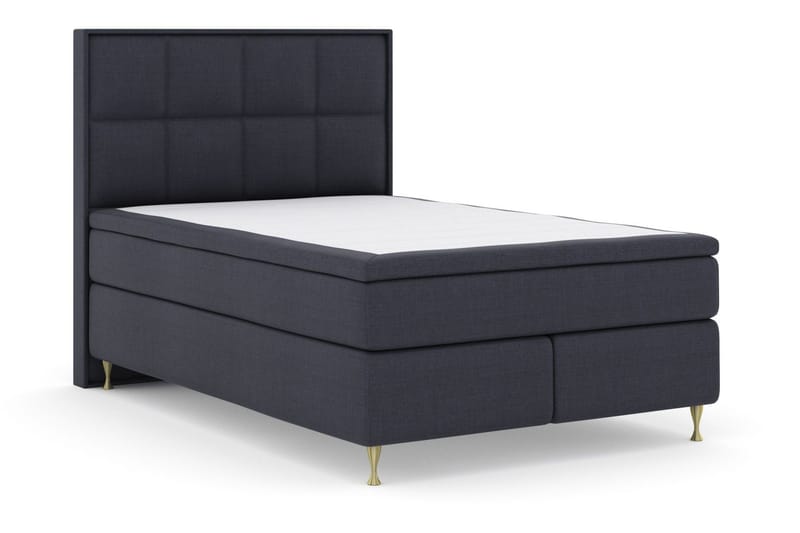 Select No 4 Komplett Sängpaket 160x200 Fast - Blå/Guld - Products - Möbler - Säng - Kontinentalsäng