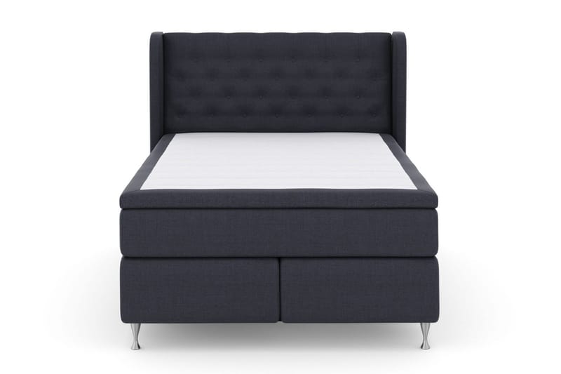 Select No 4 Komplett Sängpaket 160x200 Fast - Blå/Silver - Products - Möbler - Säng - Kontinentalsäng