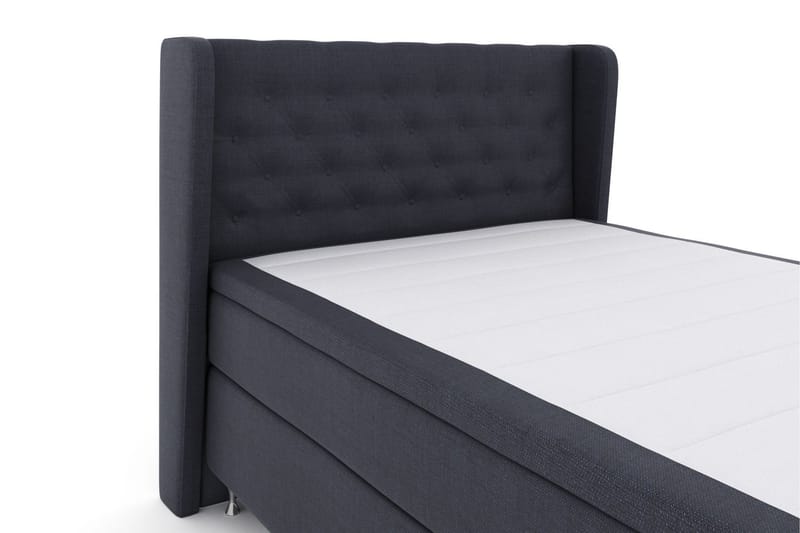Select No 4 Komplett Sängpaket 160x200 Fast - Blå/Silver - Products - Möbler - Säng - Kontinentalsäng