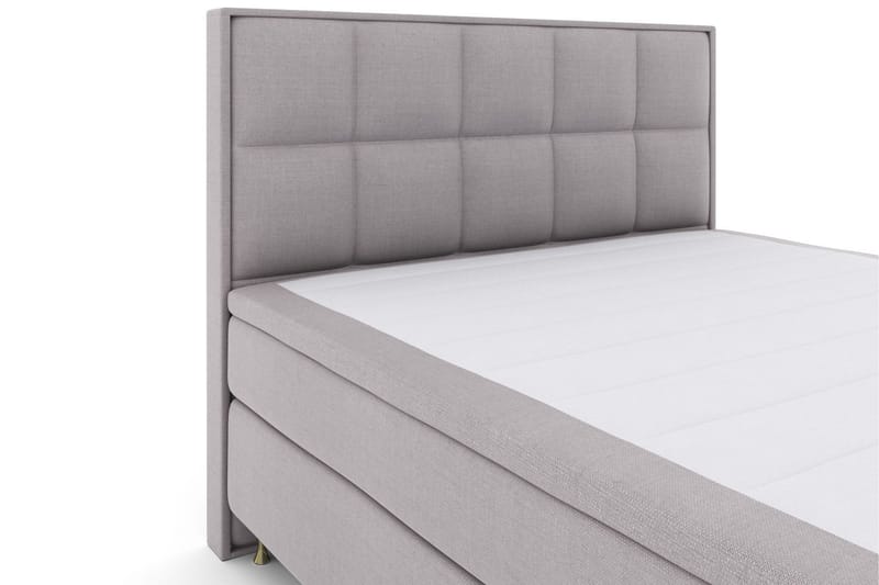 Select No 4 Komplett Sängpaket 160x200 Fast - Ljusgrå/Guld - Products - Möbler - Säng - Kontinentalsäng