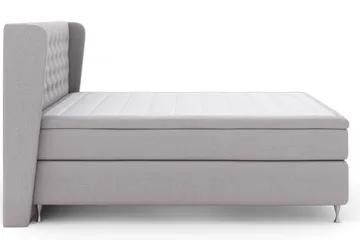 Select No 4 Komplett Sängpaket 160x200 Fast - Ljusgrå/Silver - Products - Möbler - Säng - Kontinentalsäng