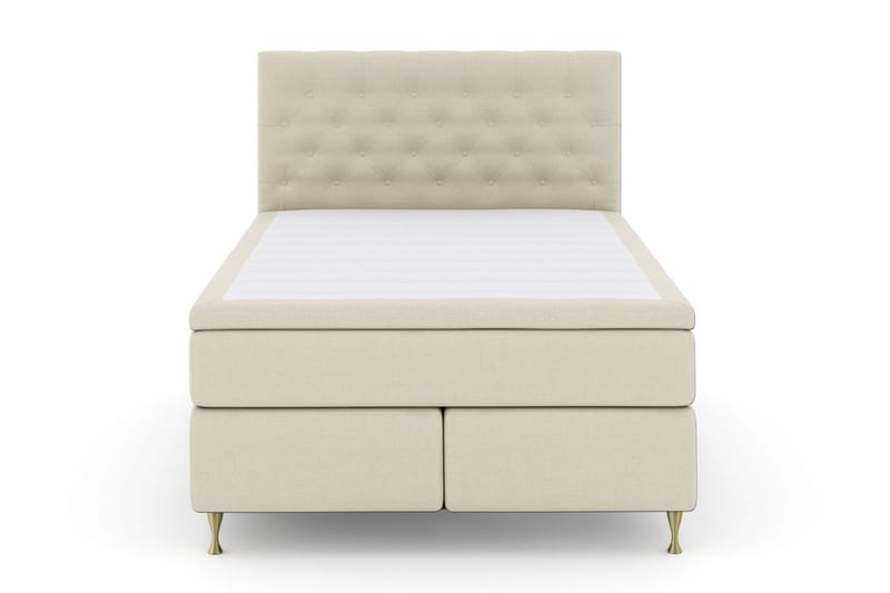 Select No 4 Komplett Sängpaket 160x200 Fast/Medium, Beige/Guld