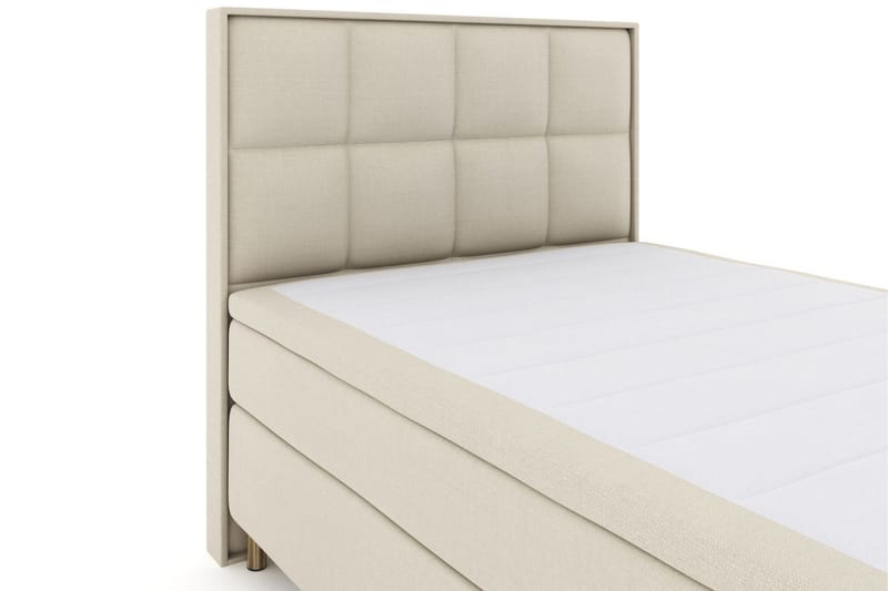 Select No 4 Komplett Sängpaket 160x200 Fast/Medium - Beige/Koppar - Products - Möbler - Säng - Kontinentalsäng
