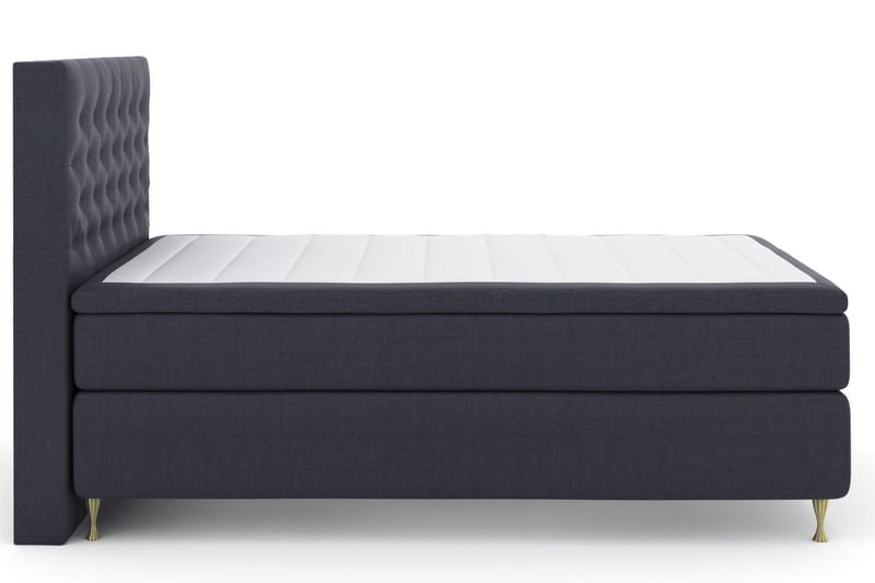 Select No 4 Komplett Sängpaket 160x200 Fast/Medium - Blå/Guld - Products - Möbler - Säng - Kontinentalsäng