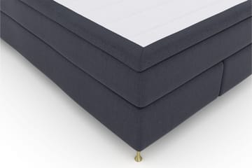 Select No 4 Komplett Sängpaket 160x200 Fast/Medium - Blå/Guld - Products - Möbler - Säng - Kontinentalsäng
