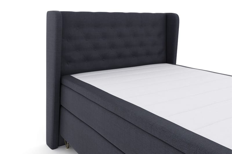 Select No 4 Komplett Sängpaket 160x200 Fast/Medium - Blå/Metall V-form - Products - Möbler - Säng - Kontinentalsäng