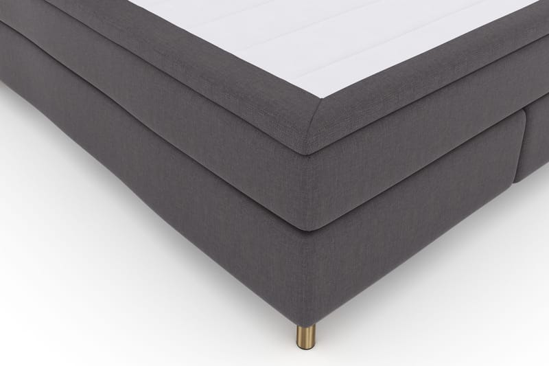 Select No 4 Komplett Sängpaket 180x200 Fast - Mörkgrå/Koppar - Products - Möbler - Säng - Kontinentalsäng