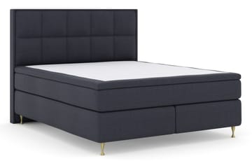Select No 4 Komplett Sängpaket 180x200 Medium - Blå/Guld - Products - Möbler - Säng - Kontinentalsäng