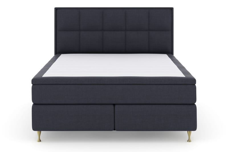 Select No 4 Komplett Sängpaket 180x200 Medium - Blå/Guld - Products - Möbler - Säng - Kontinentalsäng
