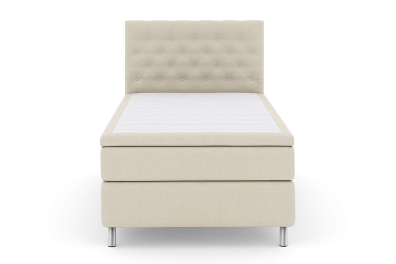 Select No 4 Kontinentalsäng 120x200 Fast - Beige/Metall - Products - Möbler - Säng - Enkelsäng