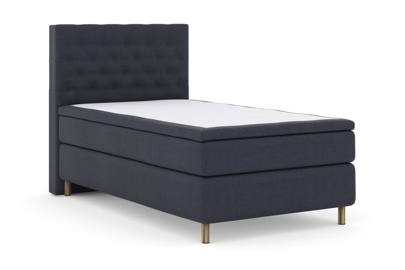 Select No 4 Kontinentalsäng 120x200 Fast - Blå/Koppar - Products - Möbler - Säng - Enkelsäng