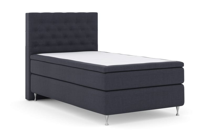 Select No 4 Kontinentalsäng 120x200 Fast - Blå/Silver - Products - Möbler - Säng - Enkelsäng