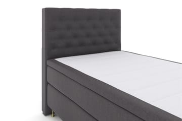 Select No 4 Kontinentalsäng 120x200 Fast - Mörkgrå/Guld - Products - Möbler - Säng - Enkelsäng