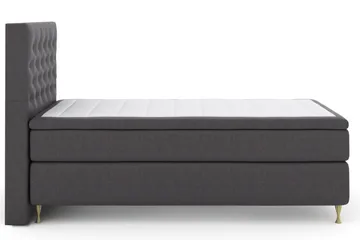 Select No 4 Kontinentalsäng 120x200 Fast - Mörkgrå/Guld - Products - Möbler - Säng - Enkelsäng
