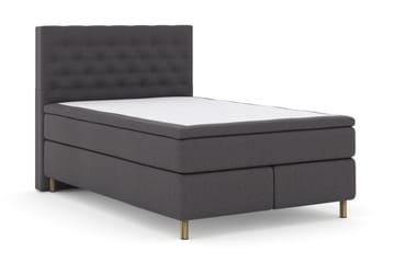 Select No 4 Kontinentalsäng 140x200 Medium - Mörkgrå/Koppar - Products - Möbler - Säng - Kontinentalsäng