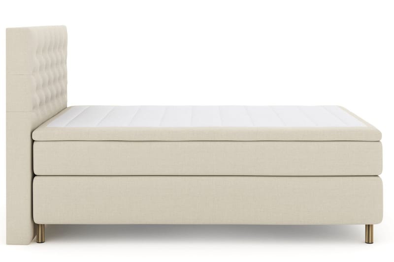 Select No 4 Kontinentalsäng 160x200 Fast/Medium - Beige/Koppar - Products - Möbler - Säng - Kontinentalsäng