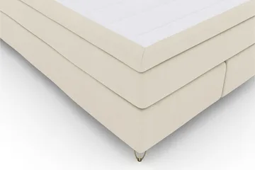Select No 4 Kontinentalsäng 160x200 Fast/Medium - Beige/Metall V-Form - Products - Möbler - Säng - Kontinentalsäng